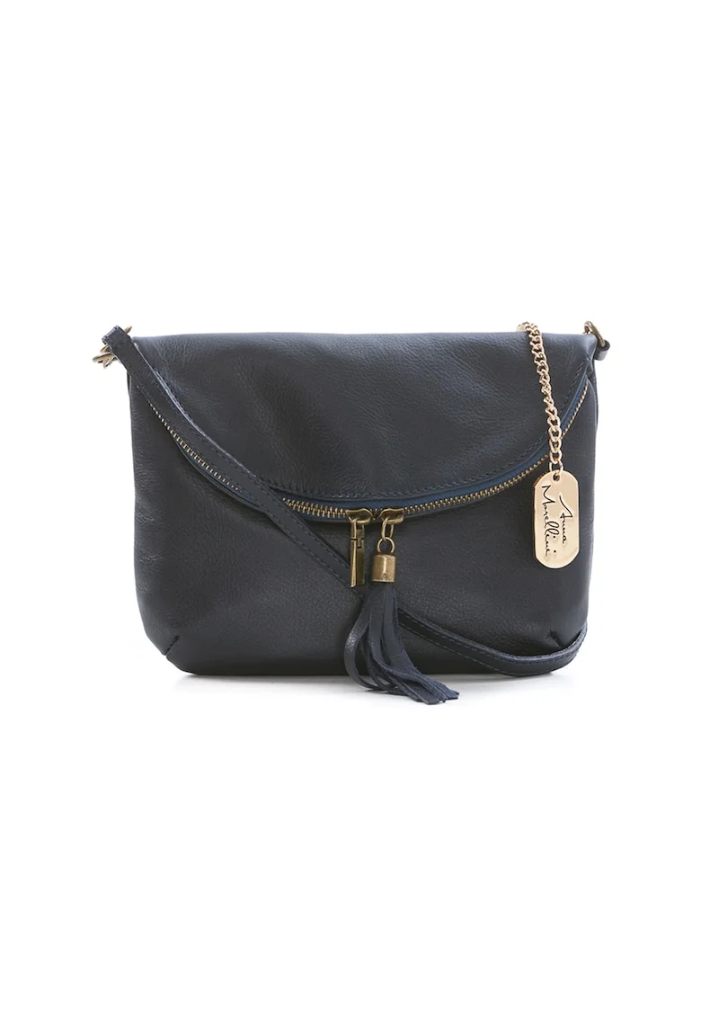 Geanta crossbody de piele Alice, Bleumarin