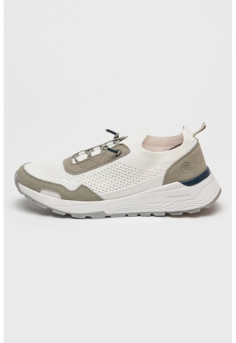 Pantofi sport slip-on din material textil Wilfred, Gri deschis/Gri cenusiu/Alb murdar