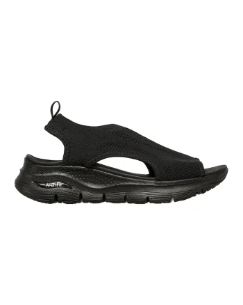 Sandale slip-on din material textil