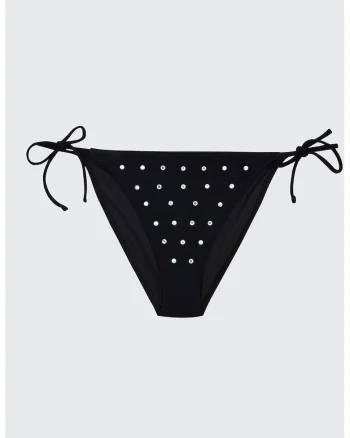 Slip cu strasuri, Negru