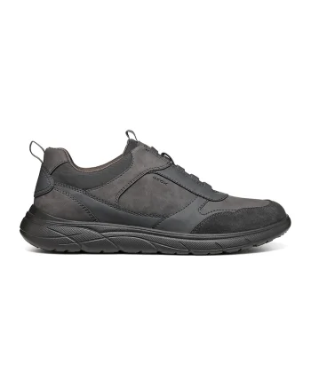 Pantofi sport slip-on cu detalii din piele intoarsa Portello, Gri inchis