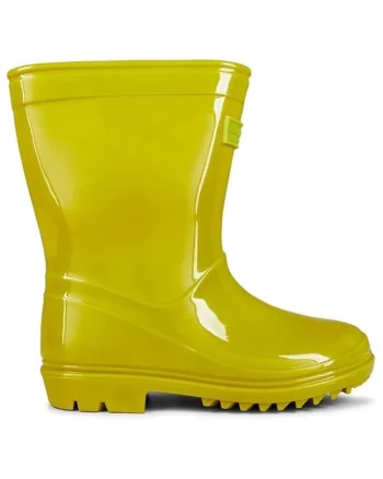 Cizme Wellington copii  cauciuc galben, impermeabile, slip-on