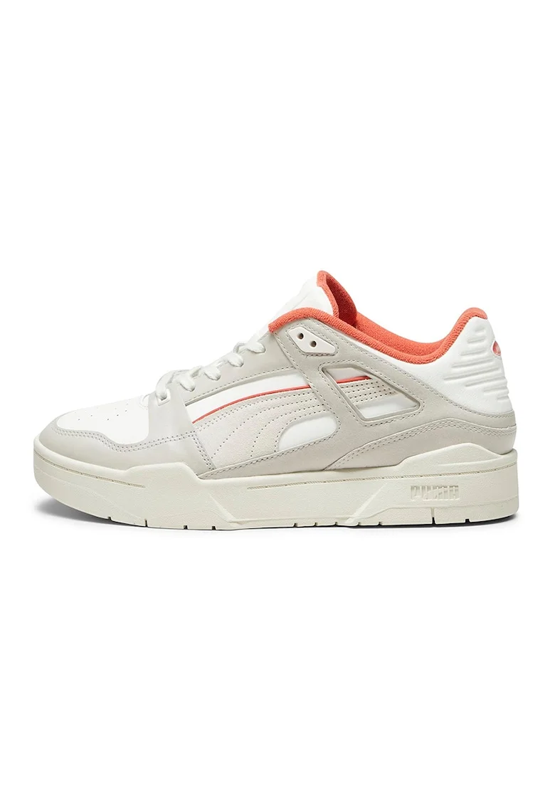 Pantofi sport cu garnituri din piele intoarsa Slipstream Forward History Warm, Alb/Gri deschis
