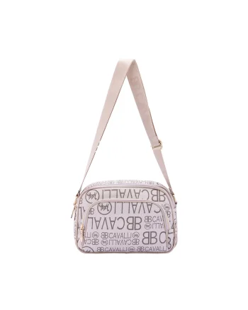 Geanta crossbody cu imprimeu, Piersica