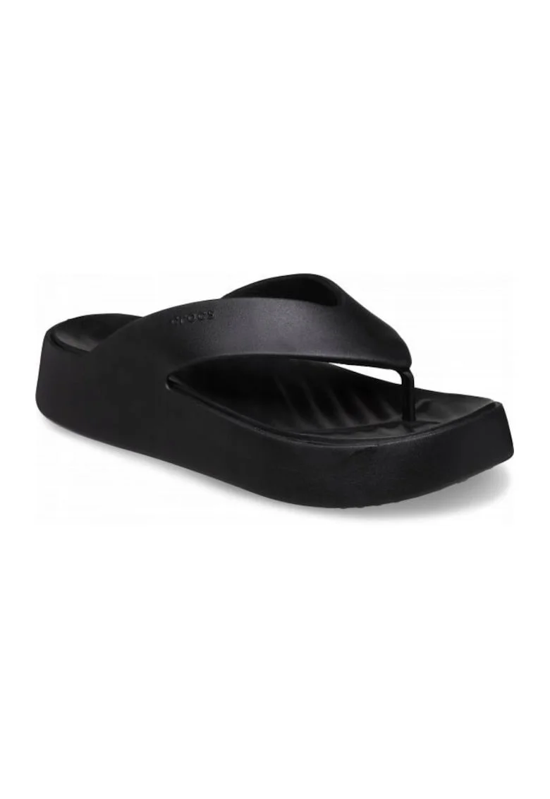 Papuci flip-flop flatform cu logo Getaway
