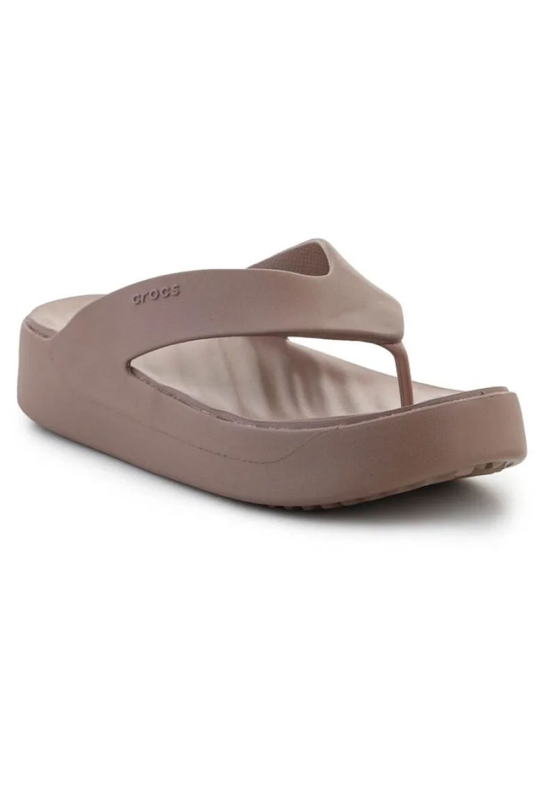 Papuci flip-flop flatform cu logo Getaway
