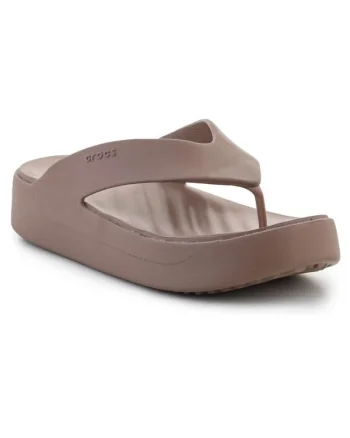 Papuci flip-flop flatform cu logo Getaway