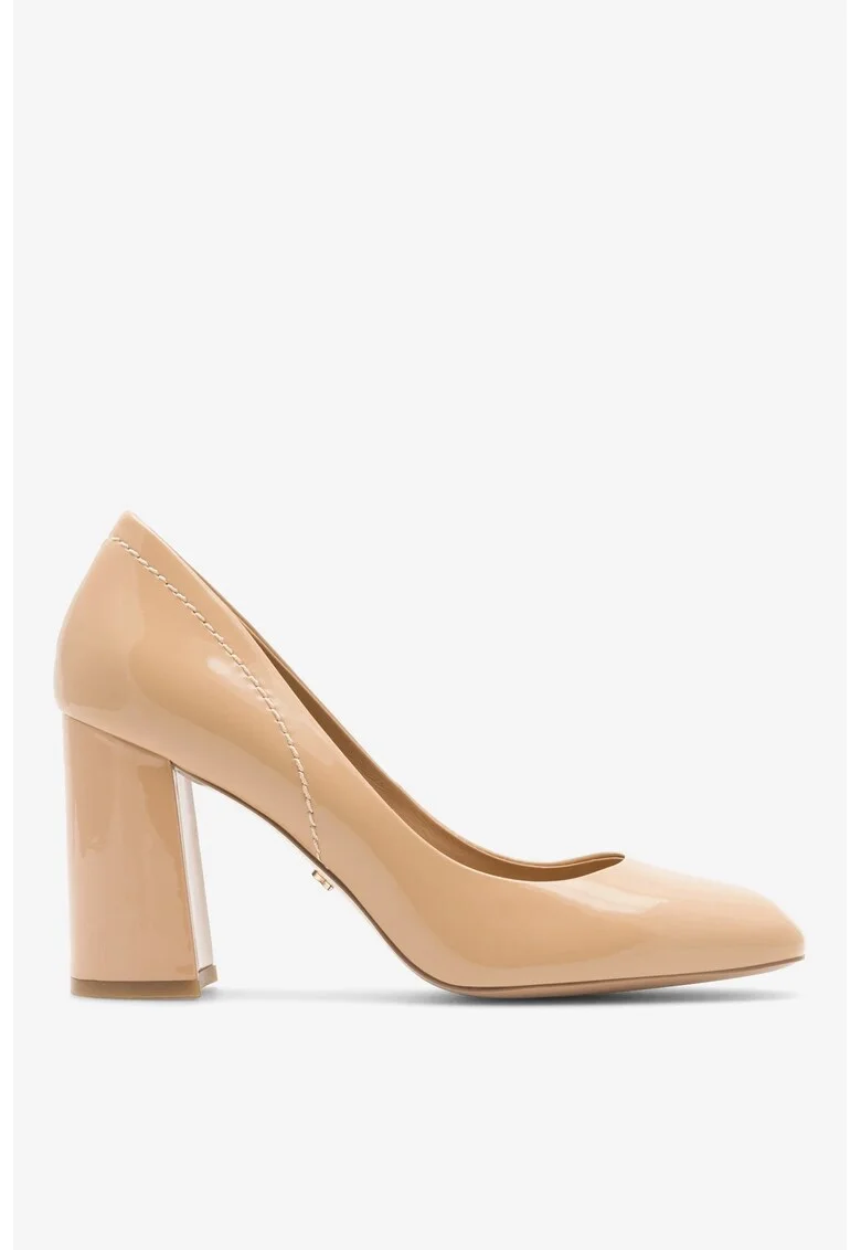 Pantofi dama  5905588165088, Piele naturala, Bej, Bej