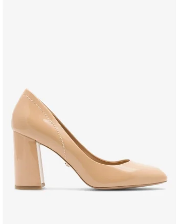Pantofi dama  5905588165088, Piele naturala, Bej, Bej