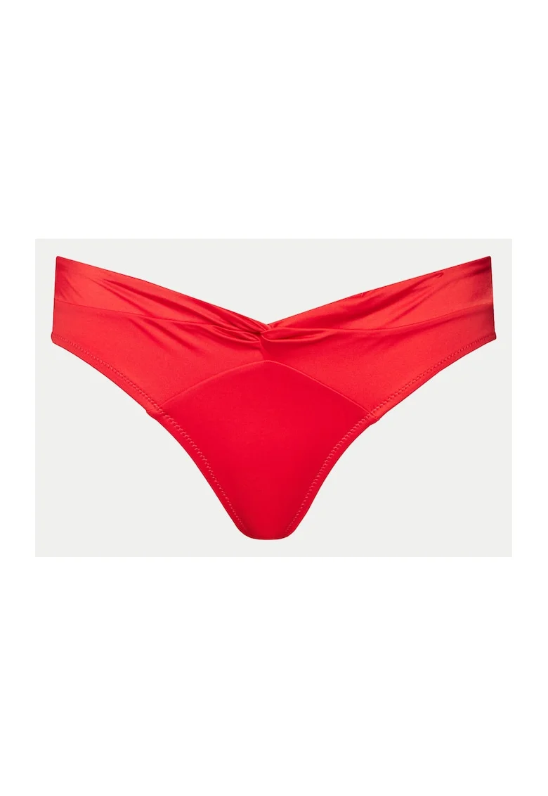Slip de baie dama,  303966492, Rosu, Poliester