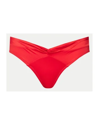 Slip de baie dama,  303966492, Rosu, Poliester