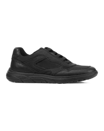 Pantofi sport slip-on cu model uni, Negru