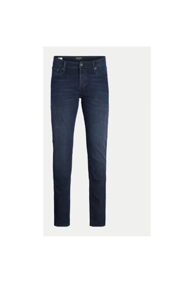 Blugi Barbati, Jack Jones, 304376184, Bumbac, Poliester, Albastru, Albastru
