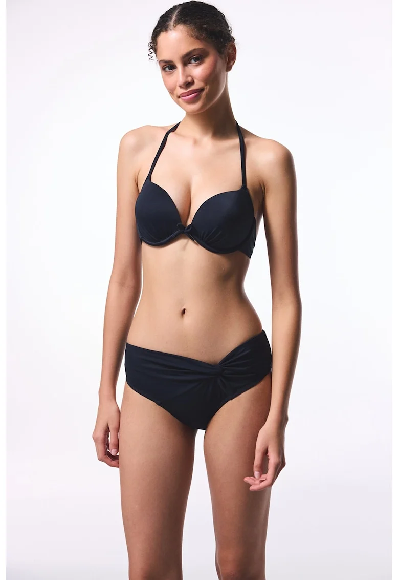 Sutien halter de baie, Negru