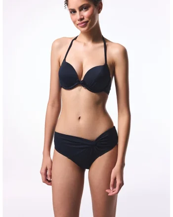 Sutien halter de baie, Negru
