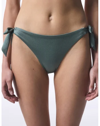 Slip brazilian cu prindere laterala, Verde aquamarin