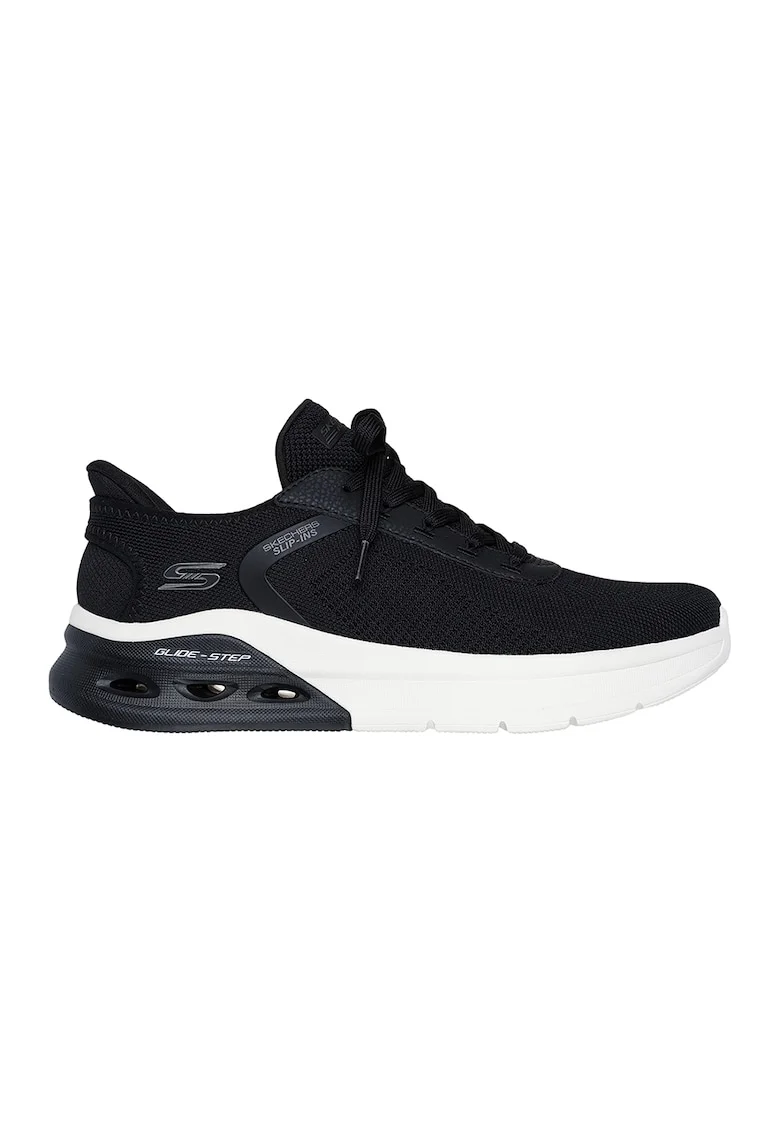 Pantofi sport slip-on Bobs Waves 2.0, Negru stins