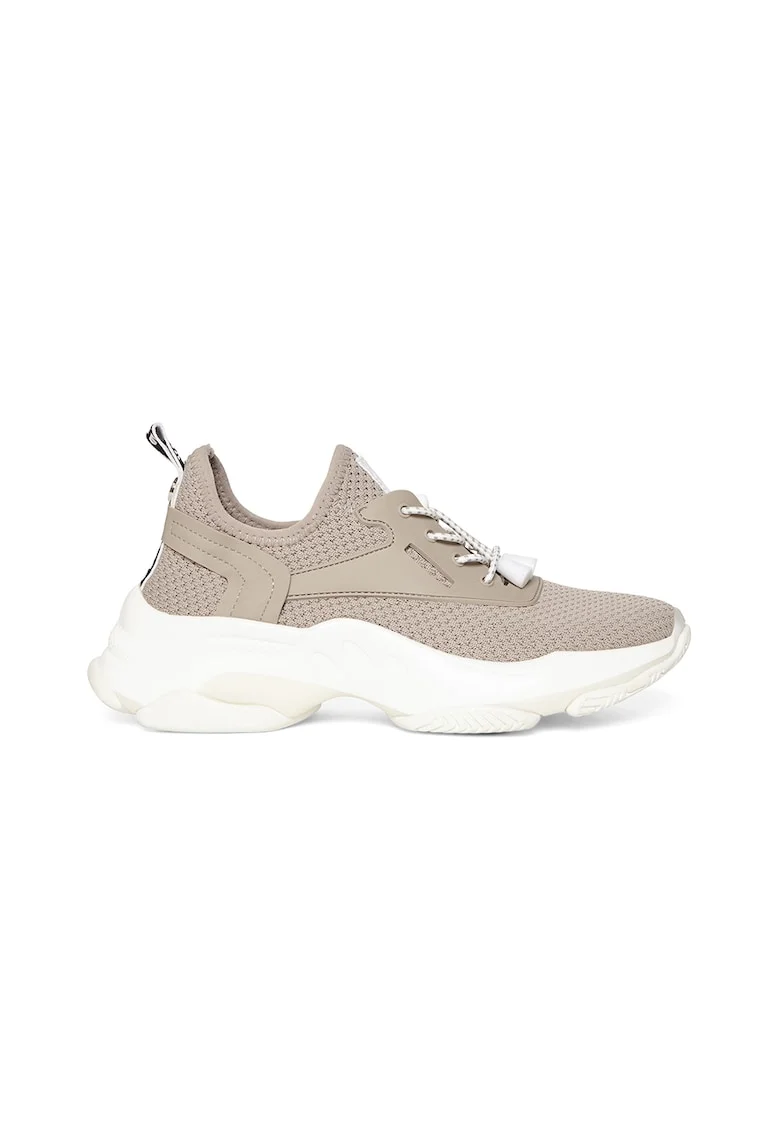 Pantofi sport Match-E slip-on cu insertii din plasa, Maro taupe