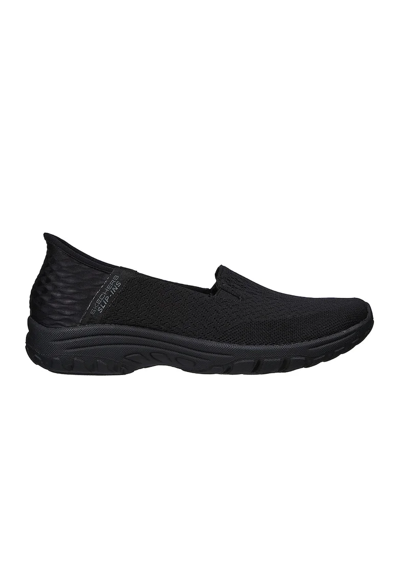 Tenisi slip-in din material textil, Negru