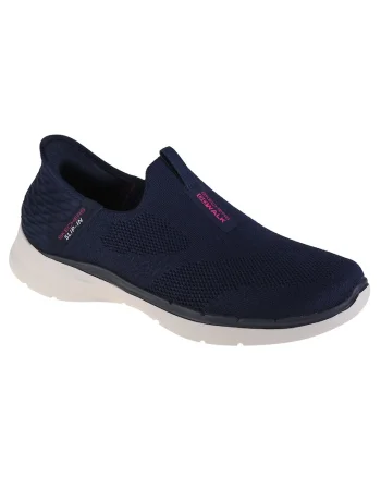 Sneakers,  Go Walk 6 Fabulous View Slip-ins 124569-NVY, Albastru marin, Albastru