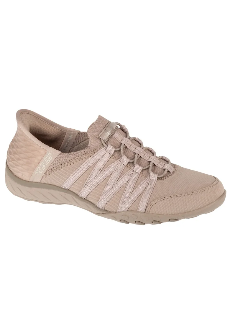 Pantofi sport,  Slip-ins: Breathe Easy - Roll With Me 100593, Bej