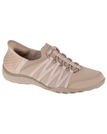 Pantofi sport,  Slip-ins: Breathe Easy - Roll With Me 100593, Bej