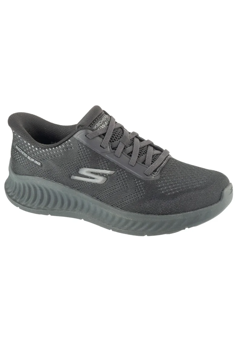 Pantofi sport,  Slip-Ins: Go Walk Now - Payton 216375, Negru mat