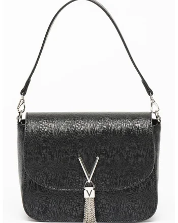 Geanta crossbody de piele ecologica Divina, Negru