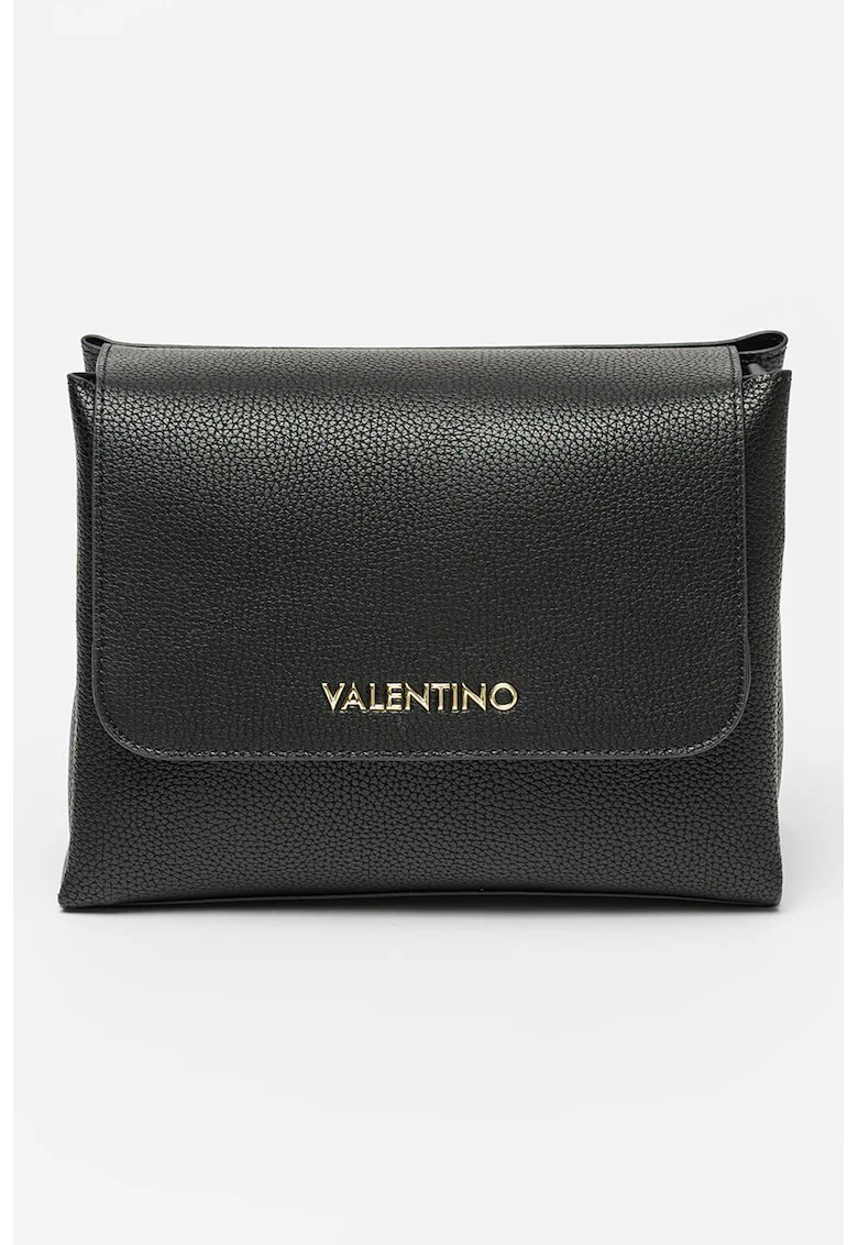 Geanta crossbody de piele ecologica Alexia, Negru