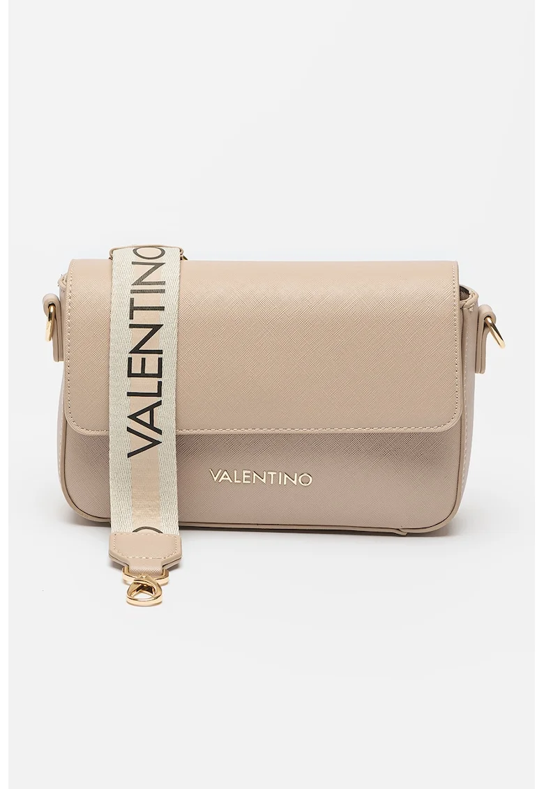 Geanta crossbody de piele ecologica cu barete intersanjabile Zero, Bej