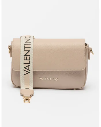 Geanta crossbody de piele ecologica cu barete intersanjabile Zero, Bej