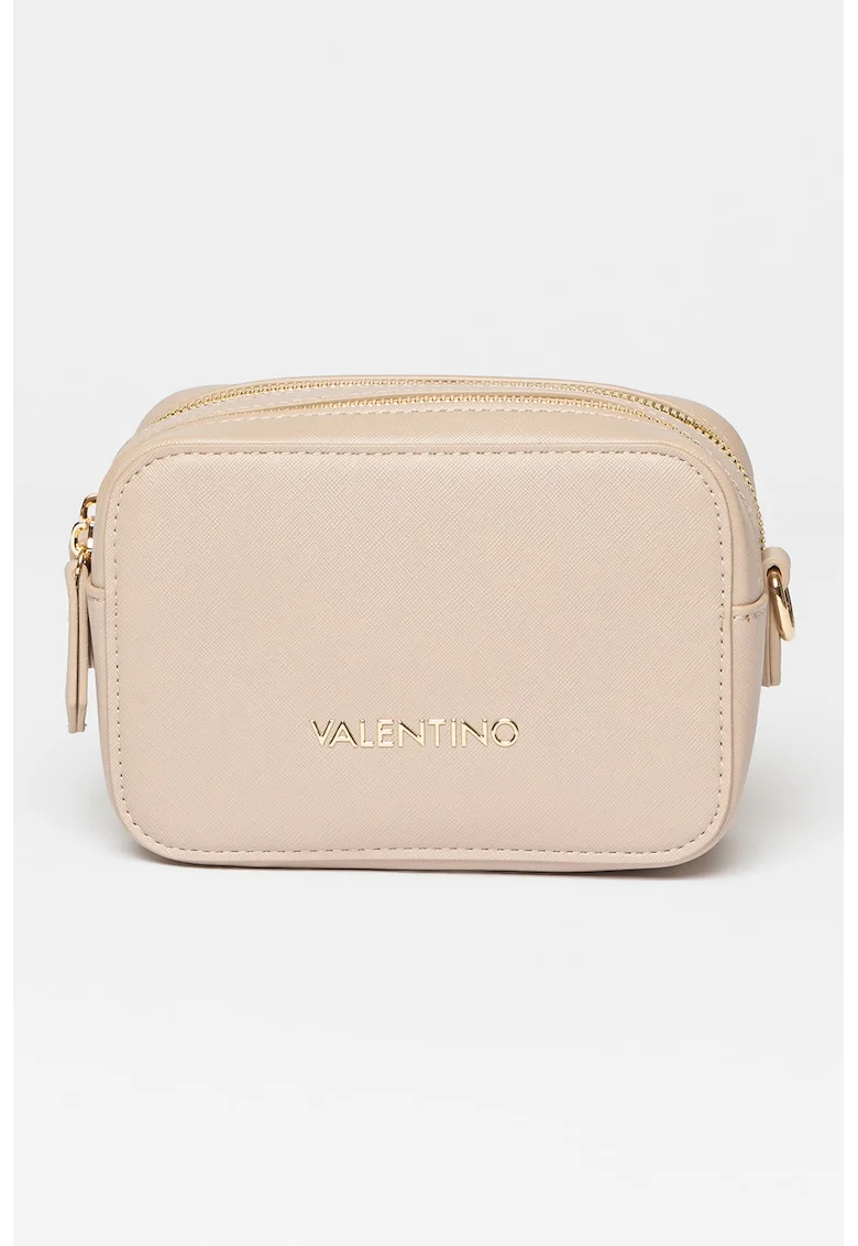 Geanta crossbody de piele ecologica Zero, Maro nisip