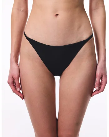 Slip cu talie joasa, Negru