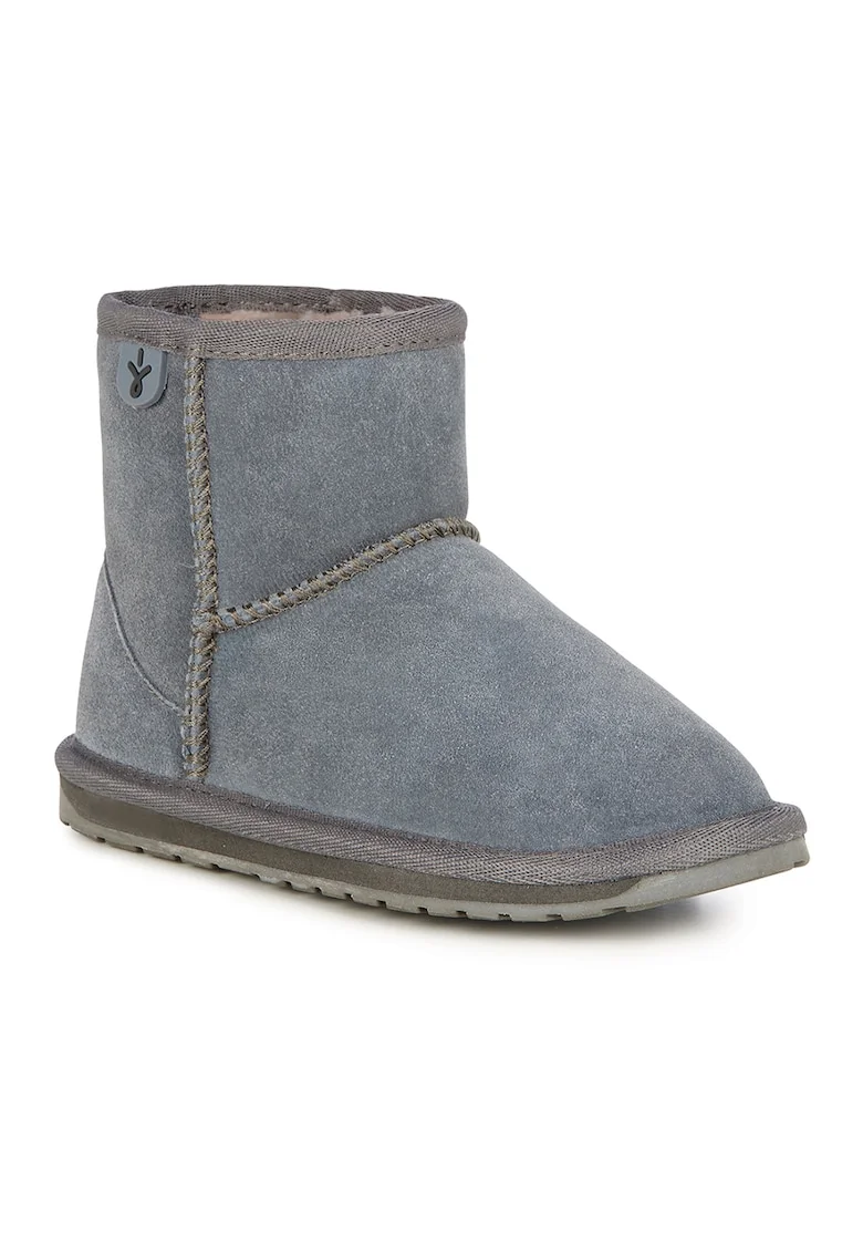 Ghete slip-on de piele intoarsa Wallaby, Albastru prafuit