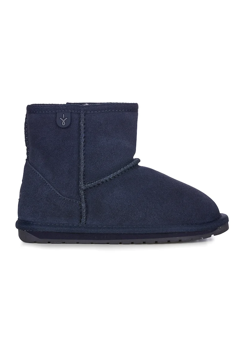 Ghete slip-on de piele intoarsa Wallaby, Bleumarin