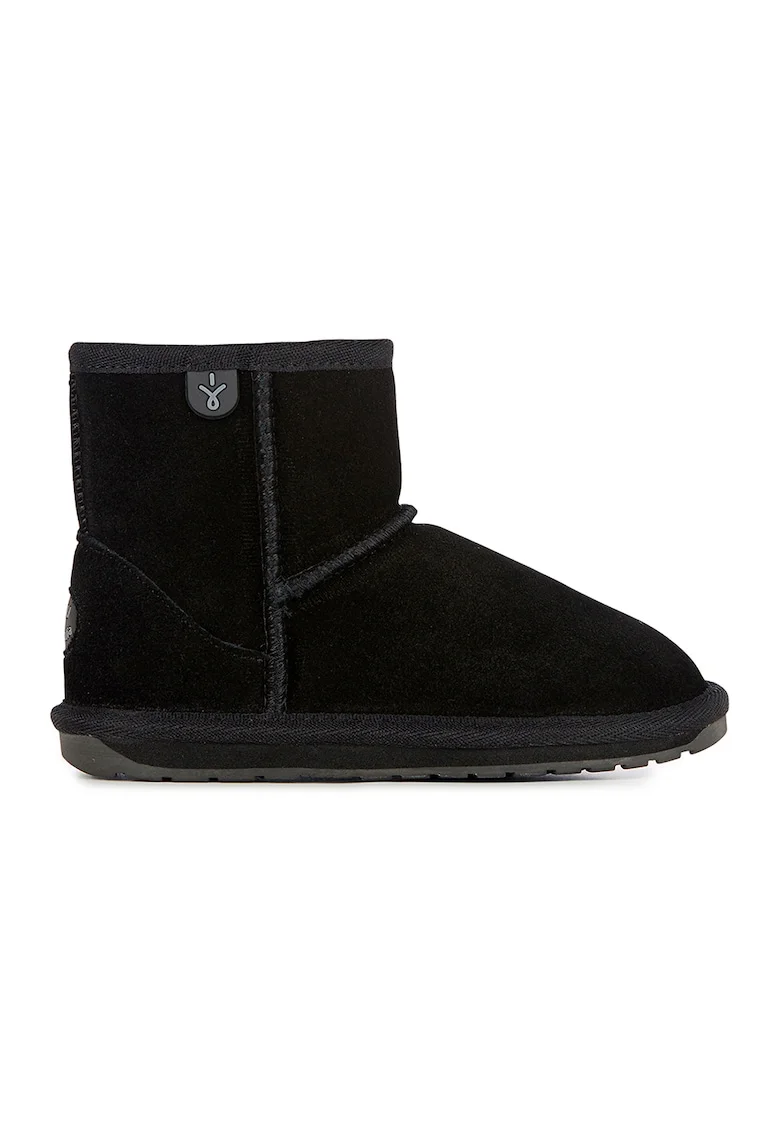 Ghete slip-on de piele intoarsa Wallaby, Negru