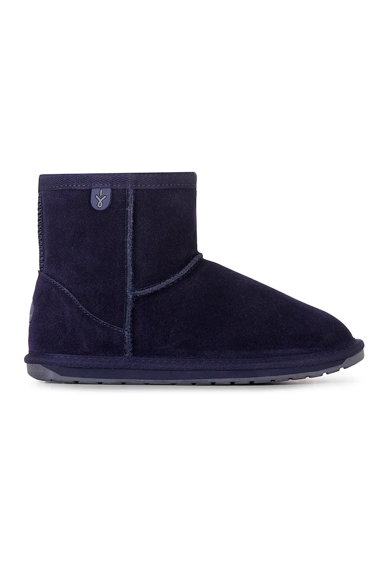 Ghete slip-on de piele intoarsa Wallaby, Bleumarin