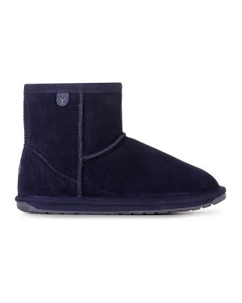 Ghete slip-on de piele intoarsa Wallaby, Bleumarin