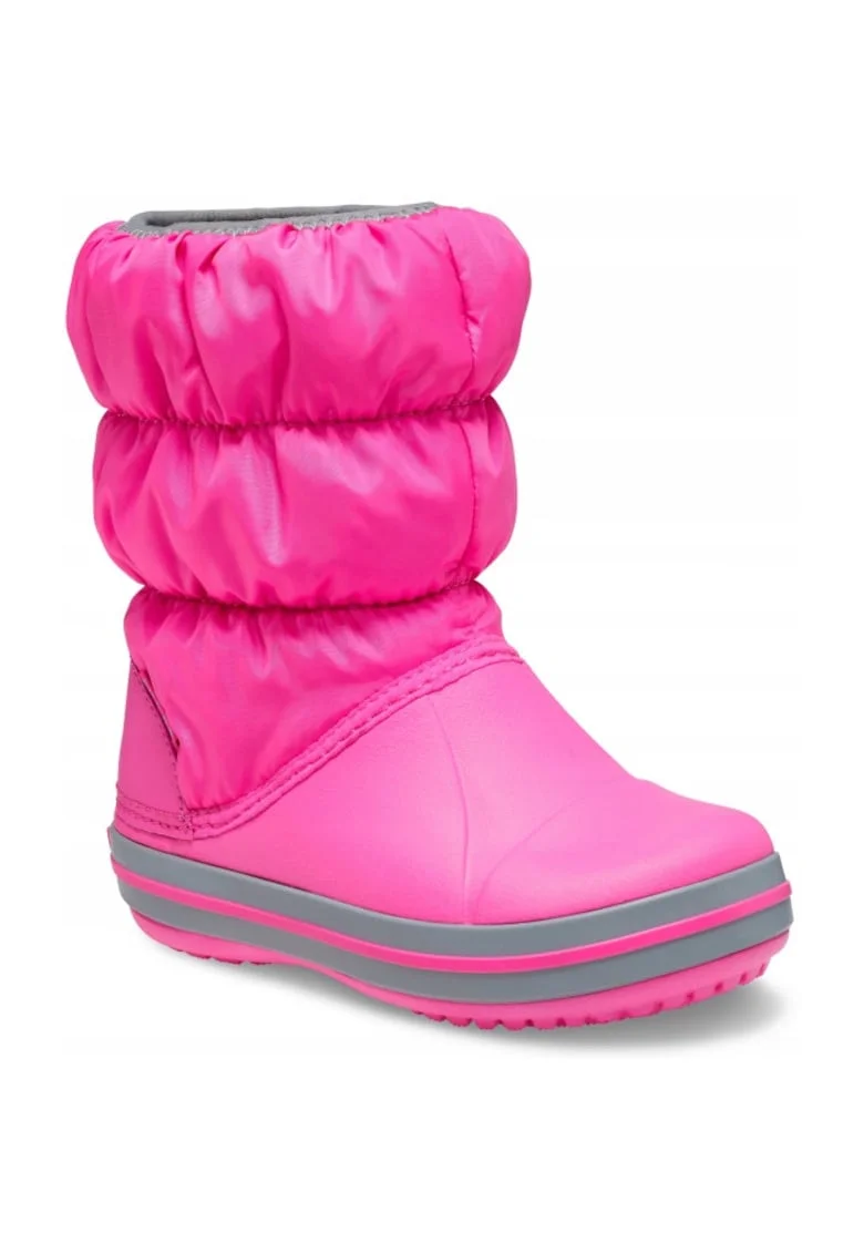 Cizme De Zapada Slip-on Copii,  Winter Puff Boot Kids, Roz,