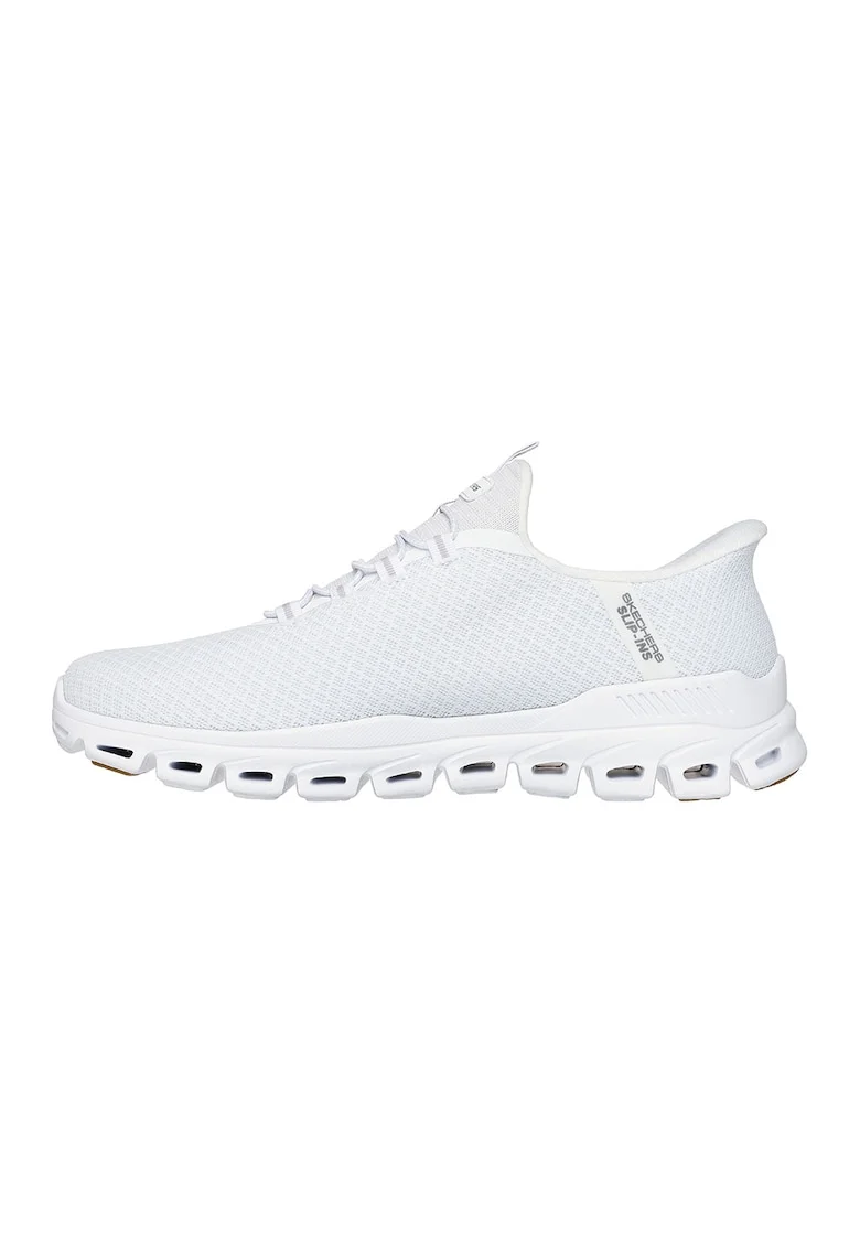 Pantofi sport slip-ins din material textil Glide-Step Noxus, Alb
