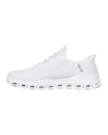 Pantofi sport slip-ins din material textil Glide-Step Noxus, Alb