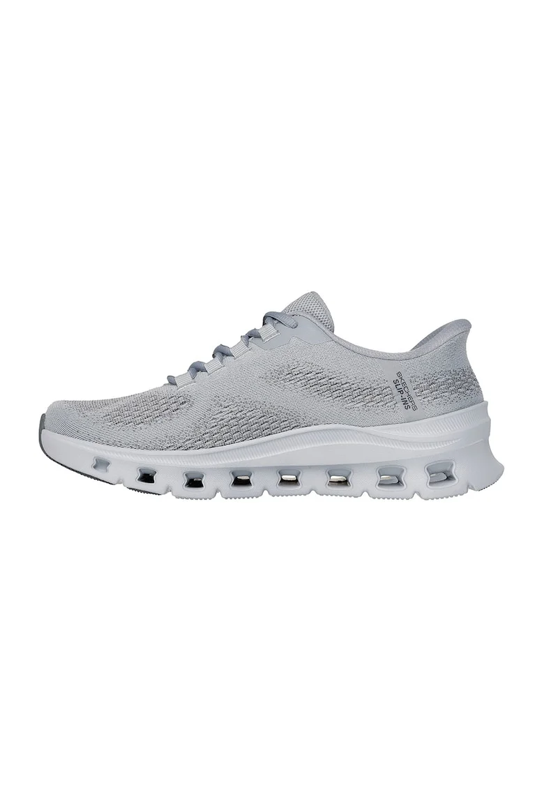 Pantofi sport slip-on din material textil Glide-Step Pro, Gri deschis