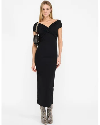 Rochie bodycon midi, Negru