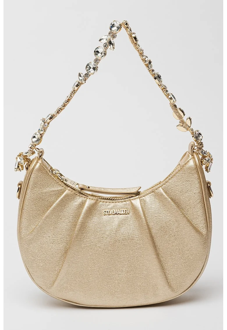 Geanta crossbody cu logo metalic Bfaye-s, Galben