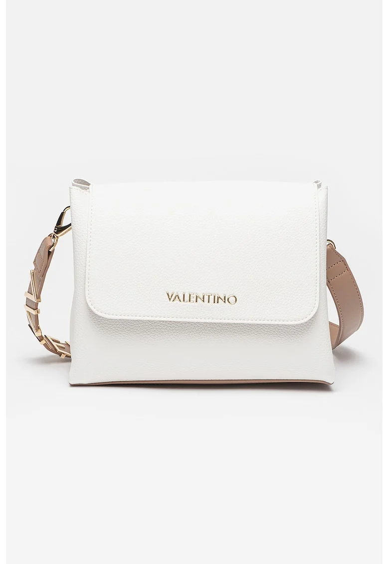 Geanta crossbody de piele ecologica Alexia, Alb