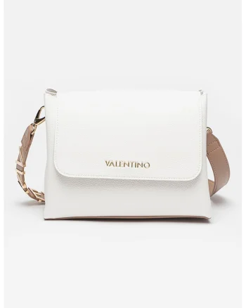 Geanta crossbody de piele ecologica Alexia, Alb