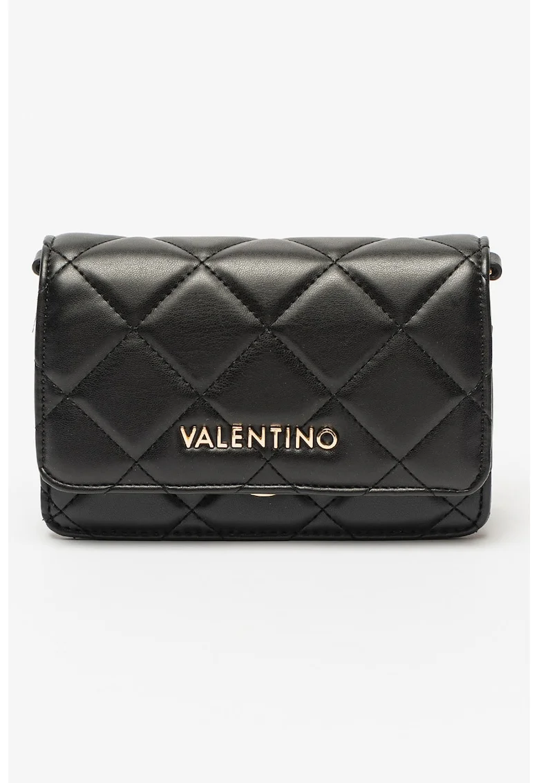 Geanta crossbody de piele ecologica Ocarina, Negru