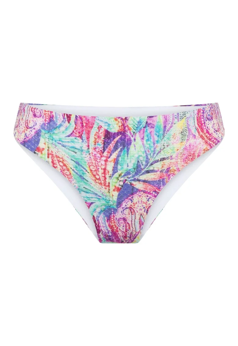 Slip cu imprimeu floral, Multicolor