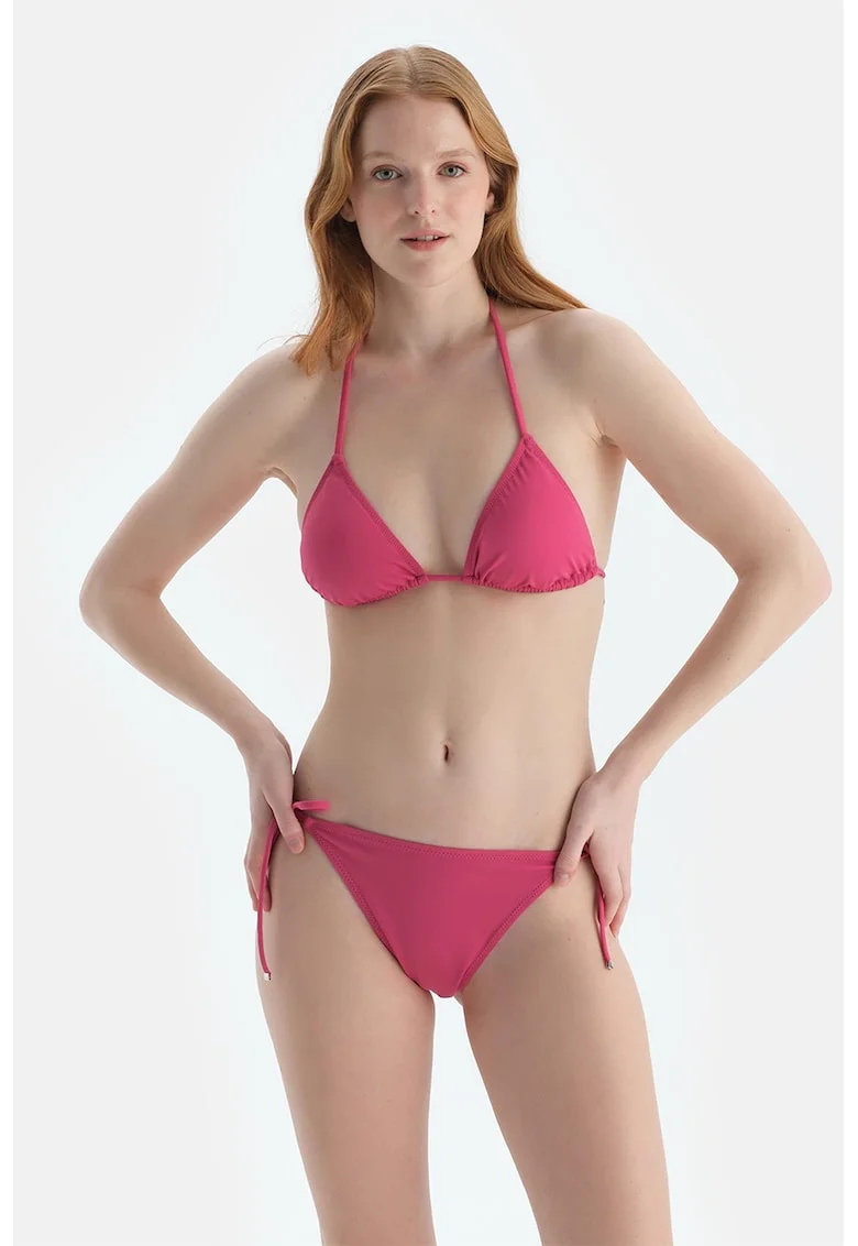 Slip cu model uni, Fucsia