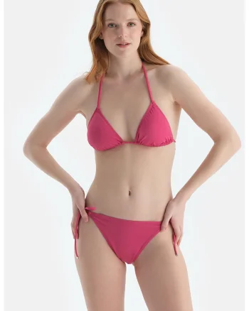 Slip cu model uni, Fucsia
